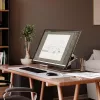 ALOGIC Clarity Max Touch 32C4KPDWT touchscreenmonitor, 32 inch, 3840x2160 4K UHD, 65 W Power Delivery, 8MP-webcam, USB-hub, zwart/zilver