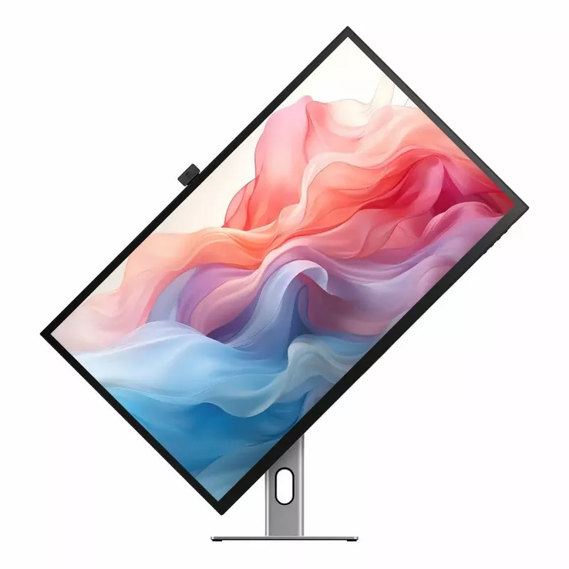 ALOGIC Clarity Max Touch 32C4KPDWT touchscreenmonitor, 32 inch, 3840x2160 4K UHD, 65 W Power Delivery, 8MP-webcam, USB-hub, zwart/zilver