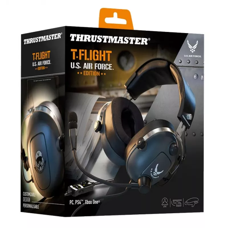 Thrustmaster T.Flight U.S. Air Force Edition bedrade gaming-headset, zwart