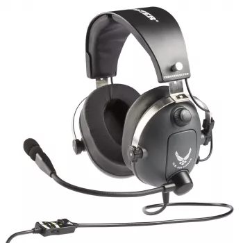 Thrustmaster T.Flight U.S. Air Force hoofdtelefoon bedraad hoofdband luchtvaart/luchtverkeersleiding zwart, grijs