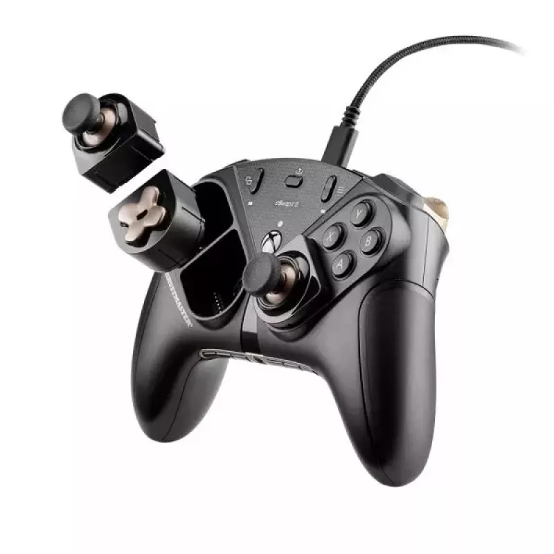 Thrustmaster D-IPPON D-pad-module, pc, Xbox One, Xbox Series S, Xbox Series X, D-pad, zwart, goud, 1 st., 133 mm, 50 mm