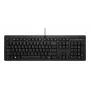 HP 125 bedrade toetsenbord, volledig formaat (100%), bedraad, USB, zwart