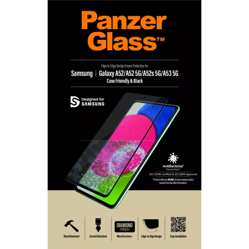 PanzerGlass ® beeldschermbeschermfolie voor Samsung Galaxy A52 | A52 5G | A52s 5G | A53 5G