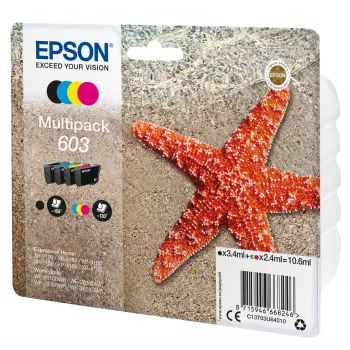 Epson C13T03U64020 inktpatroon 1 st. origineel standaardbereik zwart, cyaan, magenta, geel