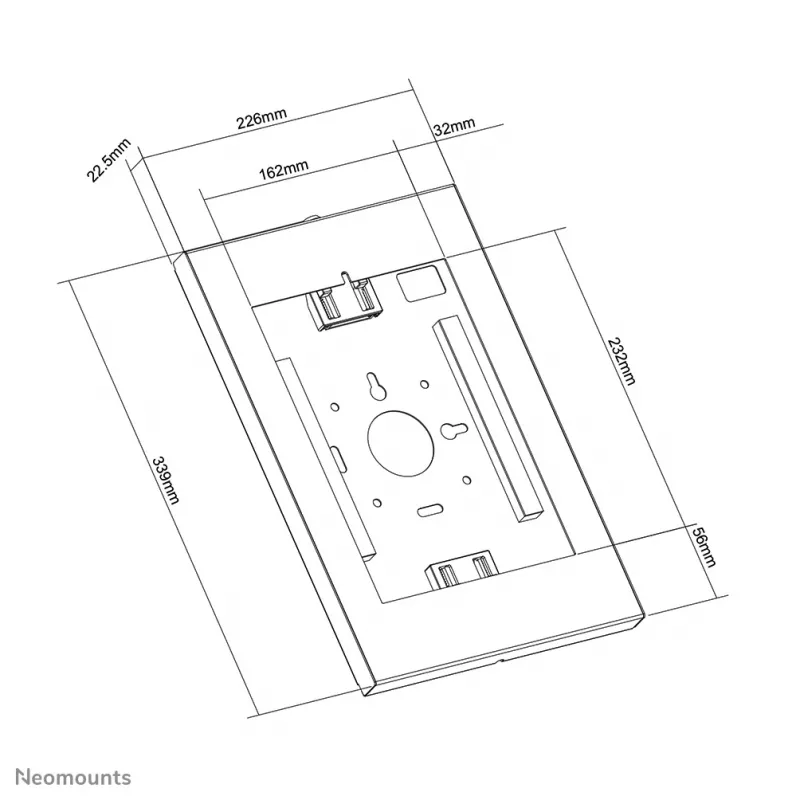 Neomounts WL15-650WH1 tablet-wandsteun 9,7–11