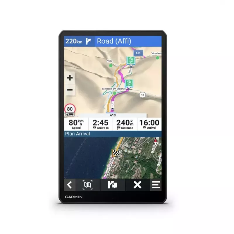 Navigator Garmin Camper 1095 zwart