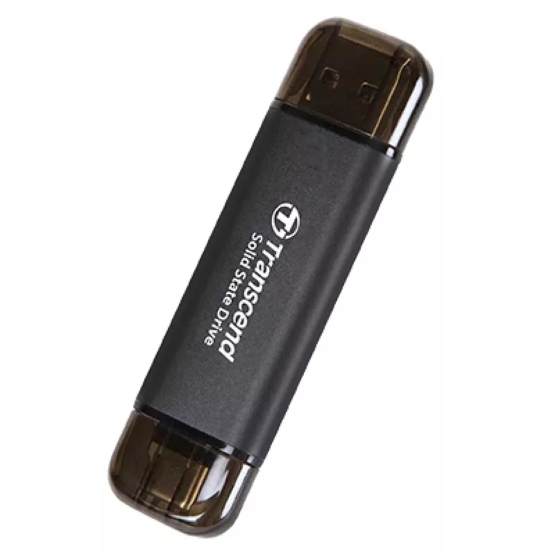 TRANSCEND Esd310c – 512 GB draagbare SSD – USB Type-A / USB Type-C
