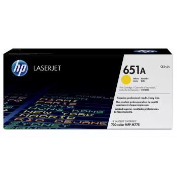 HP 651A geel originele LaserJet-tonercartridge, 16000 pagina's, geel, 1 stk.