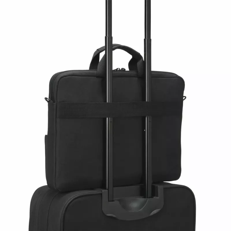 DICOTA Eco schlank Case Plus Base – notebooktas 13-15,6 inch - zwart / 300d RPET polyester