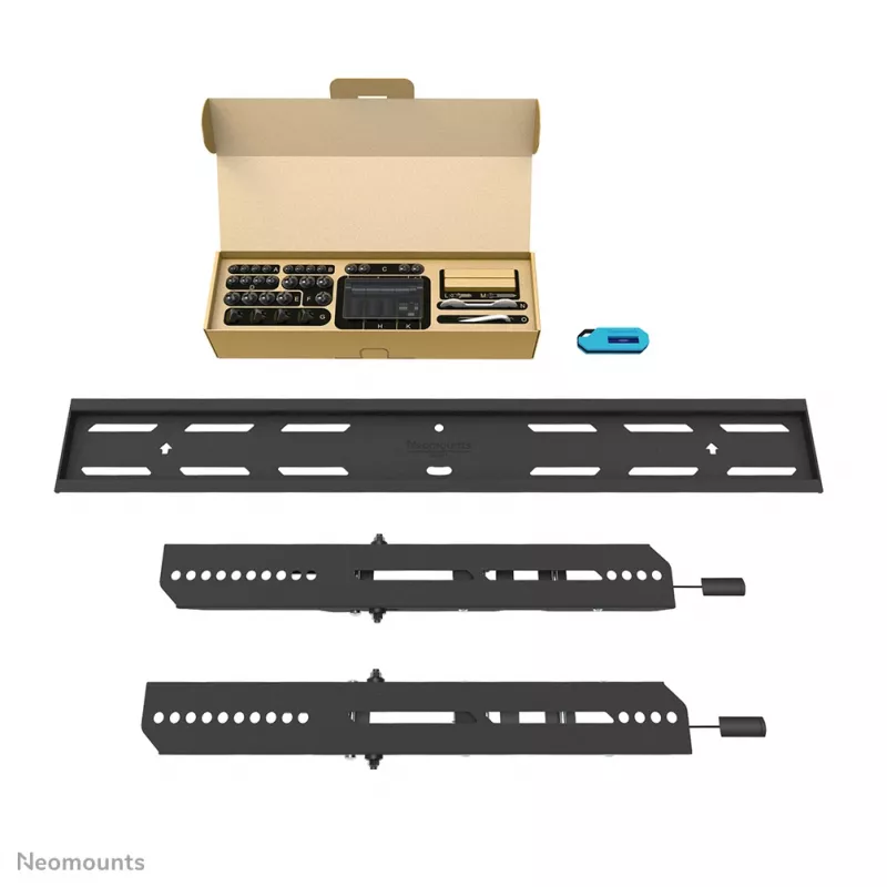 Neomounts WL35S-850BL16 tv-muurbeugel 42-86 inch - kantelbaar - vergrendelbaar - snelle montage