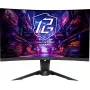 ASROCK gaming monitor - Pg27qrt2a - 27in - 2560 X 1440 QHD - curved 180Hz - zwart