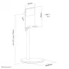 Neomounts DS10-200SL1 telefoonstandaard tot 7 inch - in hoogte verstelbaar - universeel