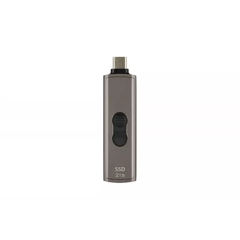 TRANSCEND SSD - Esd330c draagbaar station - 1TB - USB Type-C - donkergrijsbruin