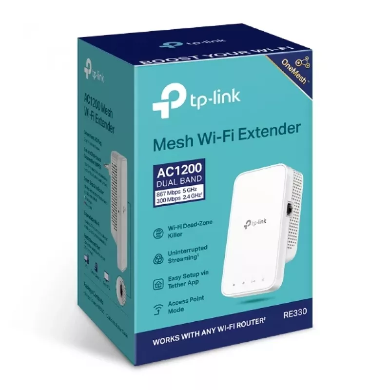 TP-Link RE335 netwerk-repeater 867 Mbit/s wit