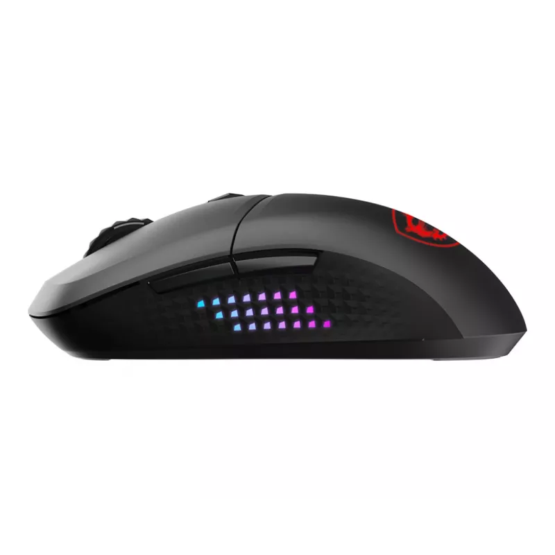 MSI VERSA 300 ELITE WIRELESS muis gaming rechtshandig RF Wireless + Bluetooth + USB Type-C optisch 26000 DPI