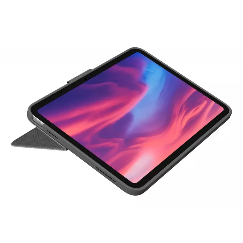 LOGITECH Combo Touch voor iPad (10e generatie) - Oxford grijs - Qwerty UK