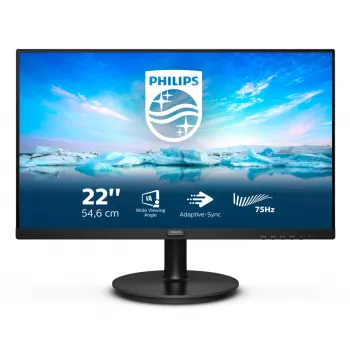 Philips V Line 222V8LA/00 computermonitor 54,6 cm (21,5 inch) 1920 x 1080 pixels Full HD LCD zwart