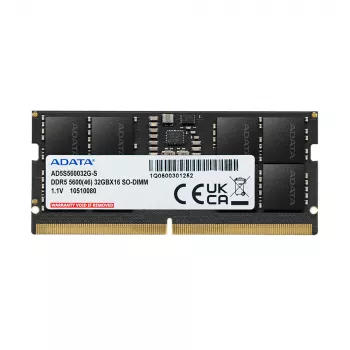 SO-DIMM 16 GB DDR5-5600, geheugen zwart, AD5S560016G-S, Premier Tray