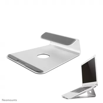 Neomounts NSLS025 laptopstandaard 10-17 inch - universeel, laptopstandaard, zilver, aluminium, 25,4 cm (10 inch), 43,2 cm (17 inch), 5 kg