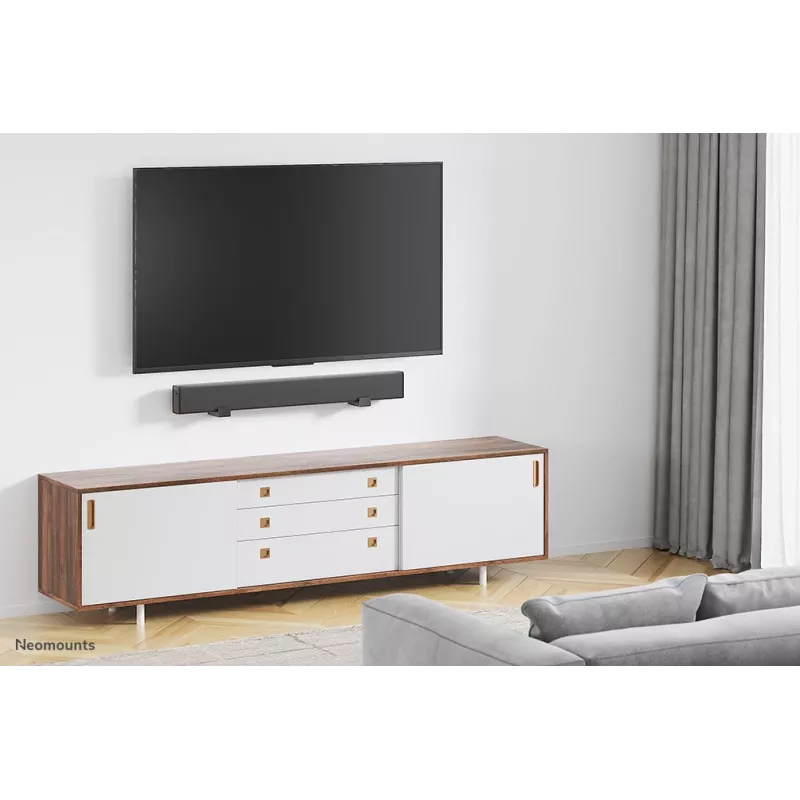 Neomounts AWL29-550BL1 videobar-/soundbarhouder wand – max. 15 kg – universeel