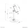 Neomounts DS15-540BL1 tabletstandaard 4,7-12,9 inch - universeel