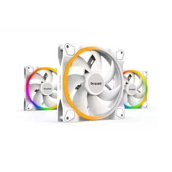 be quiet! Light Wings White | 140mm PWM driepack behuizingsventilator 14 cm 3 stuks