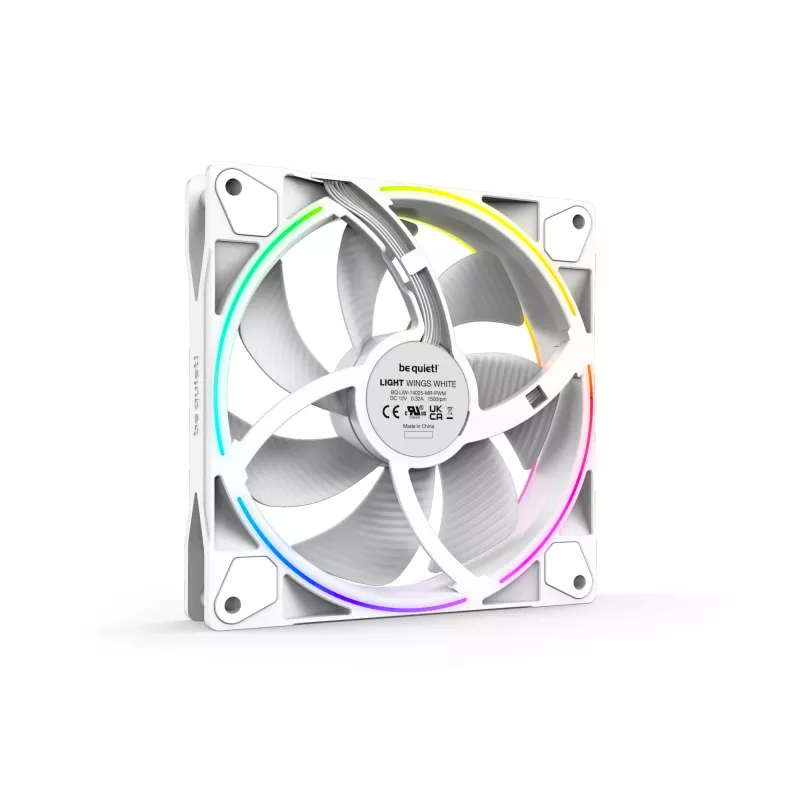 be quiet! Light Wings White | 140mm PWM driepack behuizingsventilator 14 cm 3 stuks
