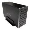 LC-POWER Lc-35u3-raid-2, externe 2-voudige 3,5-inch harddiskbehuizing met RAID, aluminium, zwart