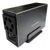LC-POWER Lc-35u3-raid-2, externe 2-voudige 3,5-inch harddiskbehuizing met RAID, aluminium, zwart