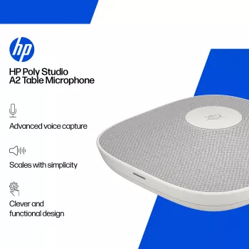 Tafelmicrofoon HP Poly Studio A2 bedraad, wit