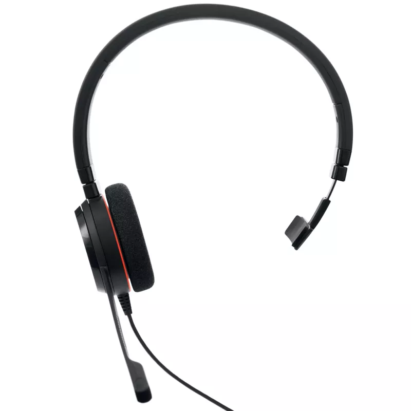 Jabra EVOLVE 20 UC mono, bedraad, kantoor/callcenter, 142 g, headset, zwart