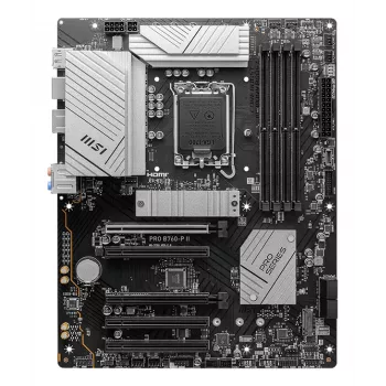 Moederbord MSI PRO B760-P II ATX – Intel B760, LGA 1700, DDR5, 4x DIMM, 256 GB, 2.5Gb LAN, HDMI 2.1, 2x M.2