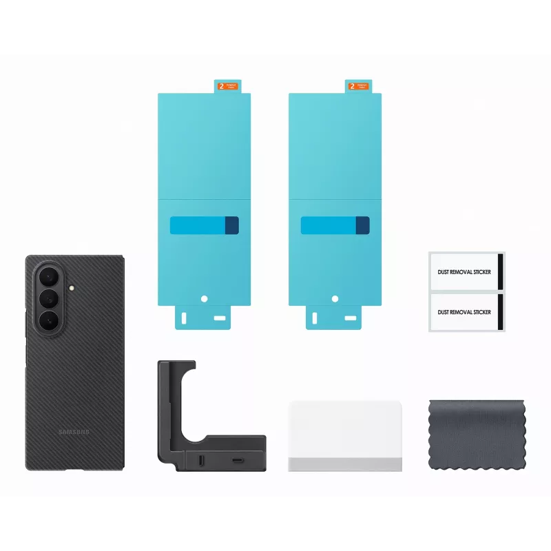 Samsung EF-XF966SBEGWW Carbon Shield hoesje voor Galaxy Z Fold7, zwart