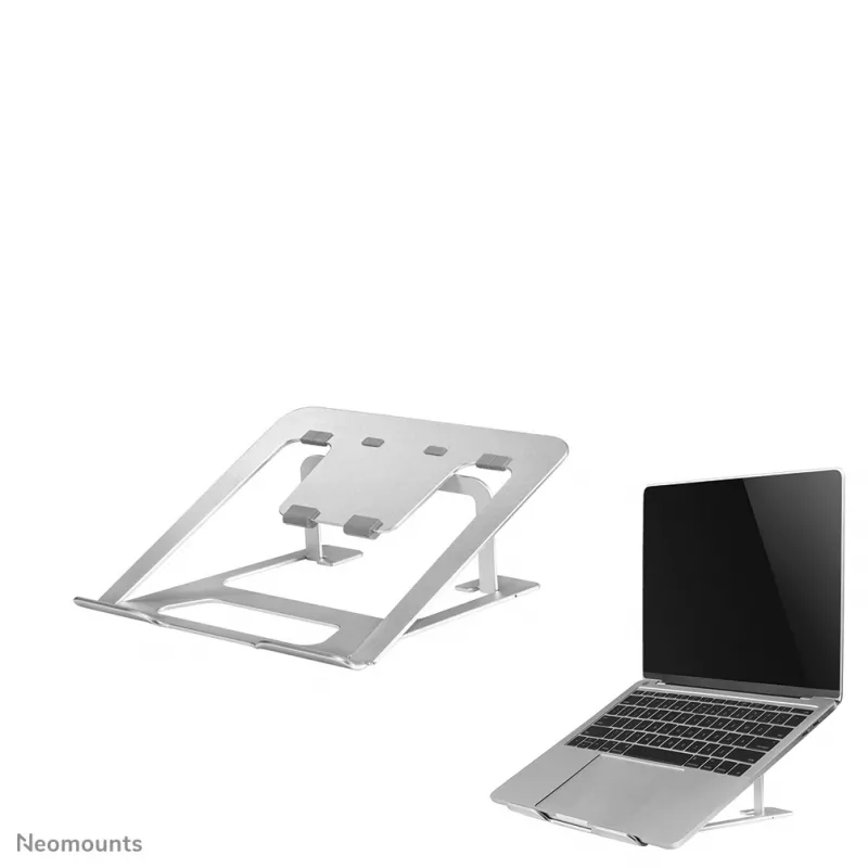 Neomounts NSLS085SILVER laptopstandaard 10–17 inch – opvouwbaar – compact – universeel