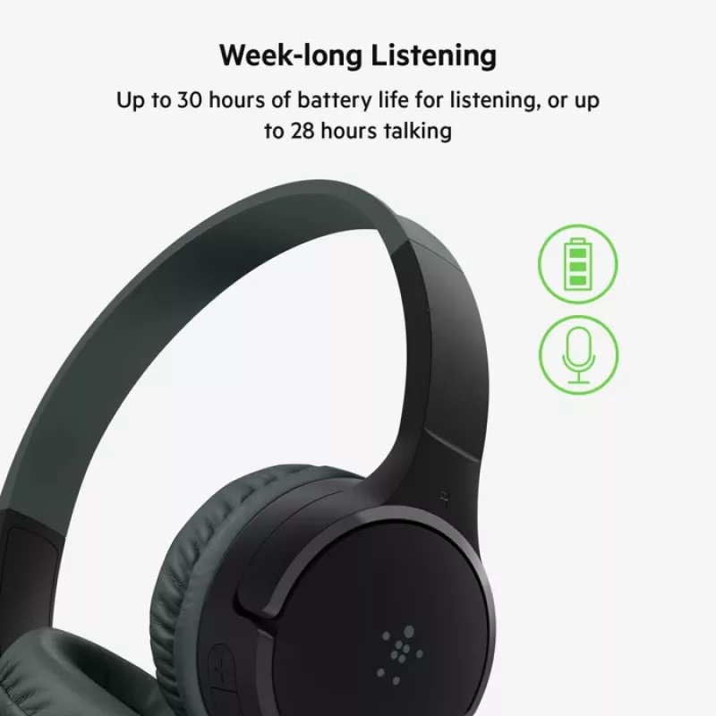 BELKIN headset Kids - Soundform Kids - stereo - zwart