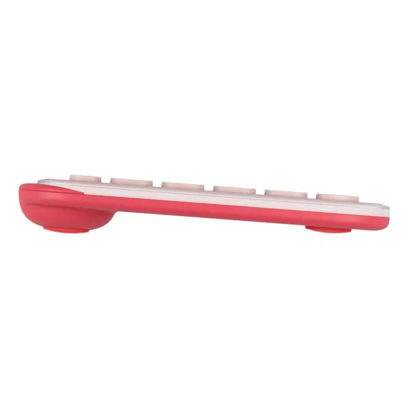 LOGITECH draadloos toetsenbord - Pop Icon Keys - roze & off white Qwerty UK