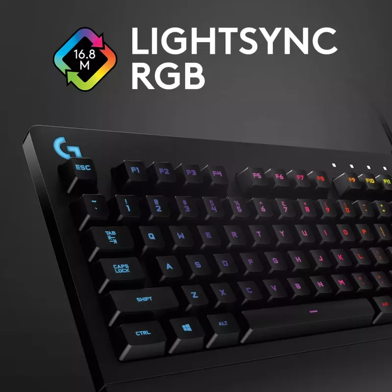 Gaming-toetsenbord Logitech G G213 Prodigy full-size RGB LED bedraad