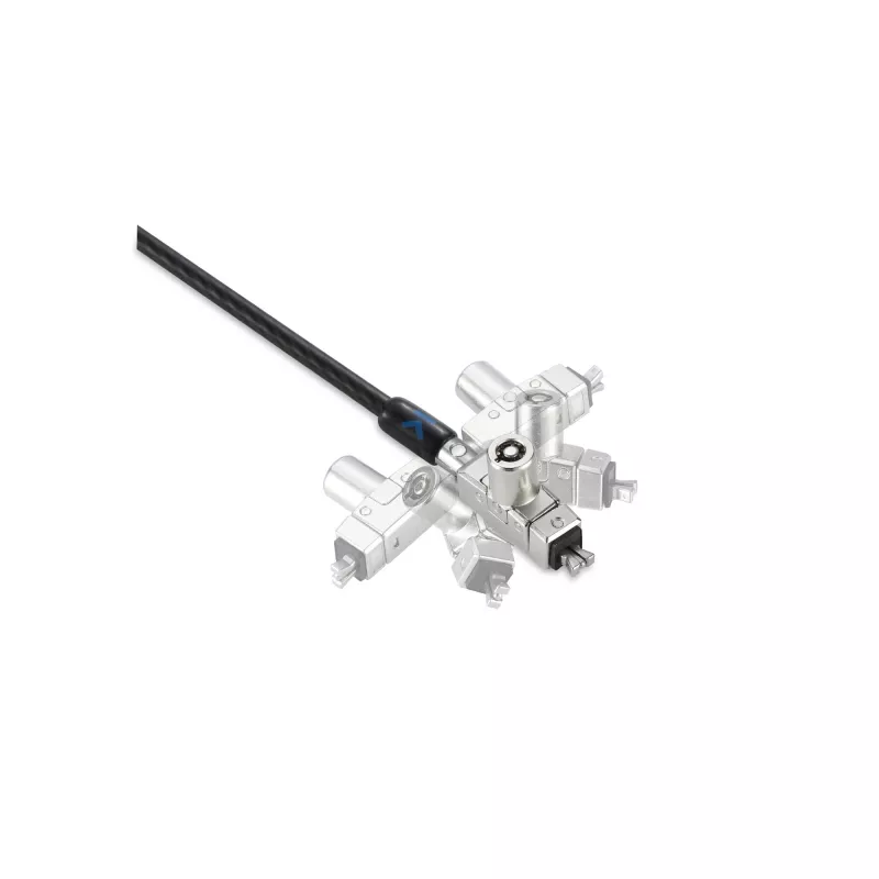 Kensington slank N17 2.0 Keyed laptopbeveiliging voor wigvormige sleuven - Master Keyed