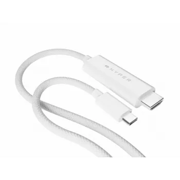 TARGUS Hyper 4K USB-C naar HDMI-kabel - wit