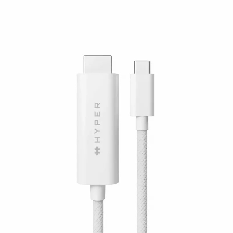 TARGUS Hyper 4K USB-C naar HDMI-kabel - wit