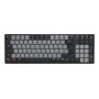 CHERRY KW 550 MX LP toetsenbord thuis/kantoor USB + Bluetooth QWERTZ Duits zwart