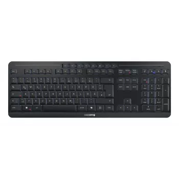 CHERRY Stream Ultimate toetsenbord thuis/kantoor USB + RF draadloos + Bluetooth QWERTZ Duits zwart