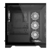 XPG INVADER X mid-tower zwart, midi tower, pc, zwart, ATX, micro ATX, Mini-ITX, SPCC, 17,5 cm