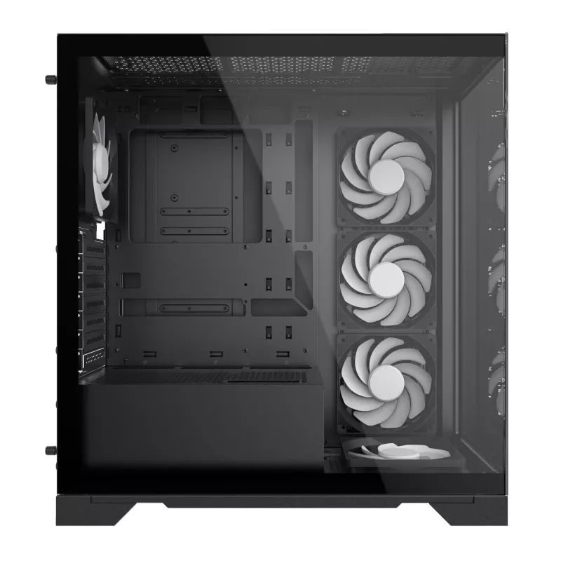XPG INVADER X mid-tower zwart, midi tower, pc, zwart, ATX, micro ATX, Mini-ITX, SPCC, 17,5 cm