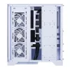 XPG Invader X BTF Midi Tower pc-behuizing, ATX/Micro-ATX/Mini-ITX, transparant zijpaneel, 5 ARGB-ventilatoren van 120 mm, USB-C, zonder voeding, wit