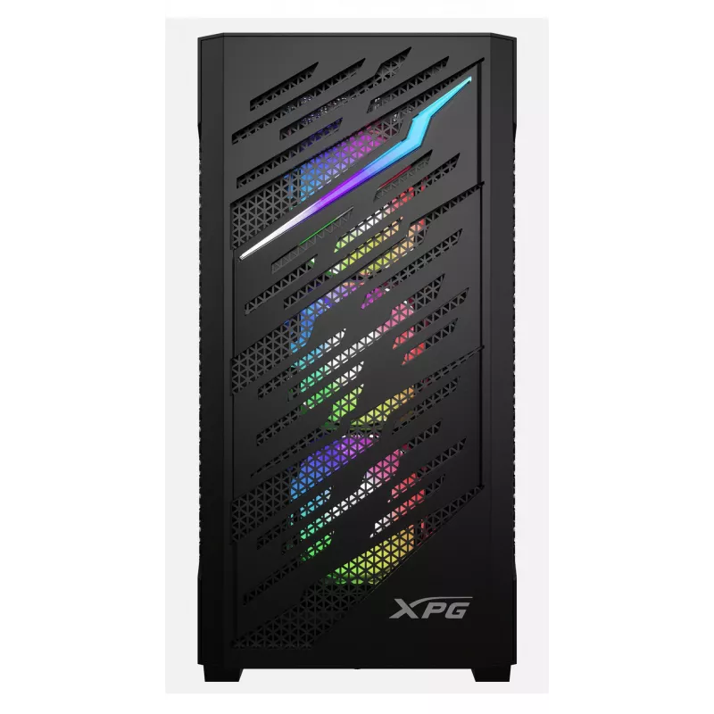XPG STARKER AIR BTF mid-tower zwart, midi tower, pc, zwart, ATX, EATX, micro ATX, Mini-ITX, SPCC, gehard glas, gaming