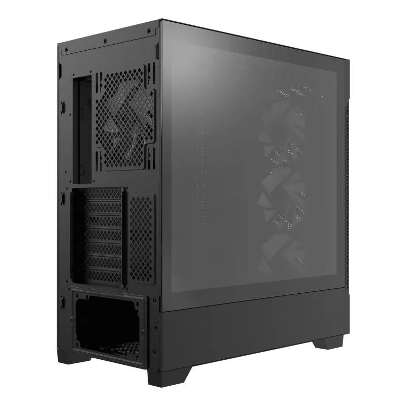 XPG STARKER AIR BTF mid-tower zwart, midi tower, pc, zwart, ATX, EATX, micro ATX, Mini-ITX, SPCC, gehard glas, gaming