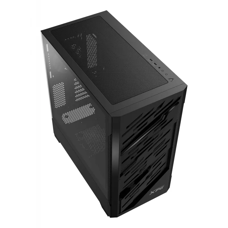 XPG STARKER AIR BTF mid-tower zwart, midi tower, pc, zwart, ATX, EATX, micro ATX, Mini-ITX, SPCC, gehard glas, gaming