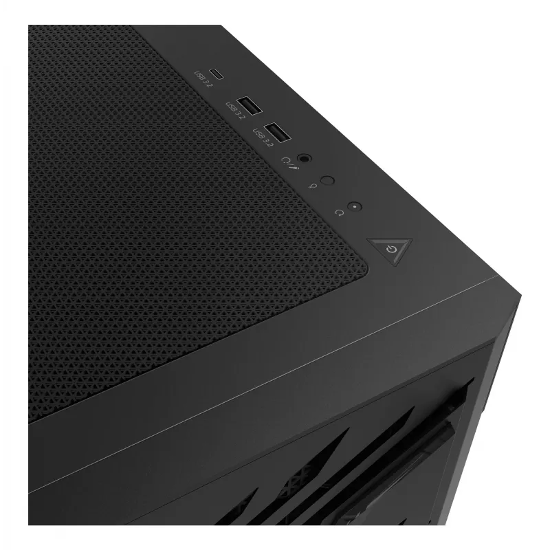 XPG STARKER AIR BTF mid-tower zwart, midi tower, pc, zwart, ATX, EATX, micro ATX, Mini-ITX, SPCC, gehard glas, gaming