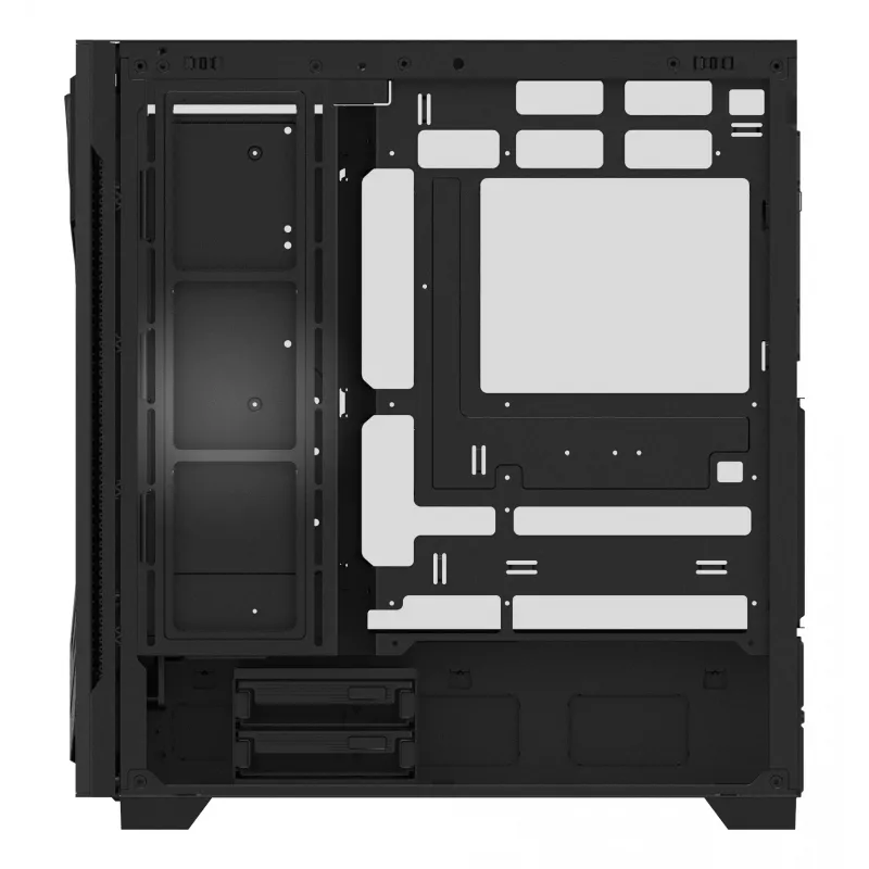 XPG STARKER AIR BTF mid-tower zwart, midi tower, pc, zwart, ATX, EATX, micro ATX, Mini-ITX, SPCC, gehard glas, gaming